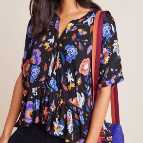 Anthropologie Tops - Size- free size till 50", Anthropologie loose style printed top.